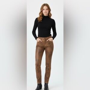 Chico's Tan Suede Pants